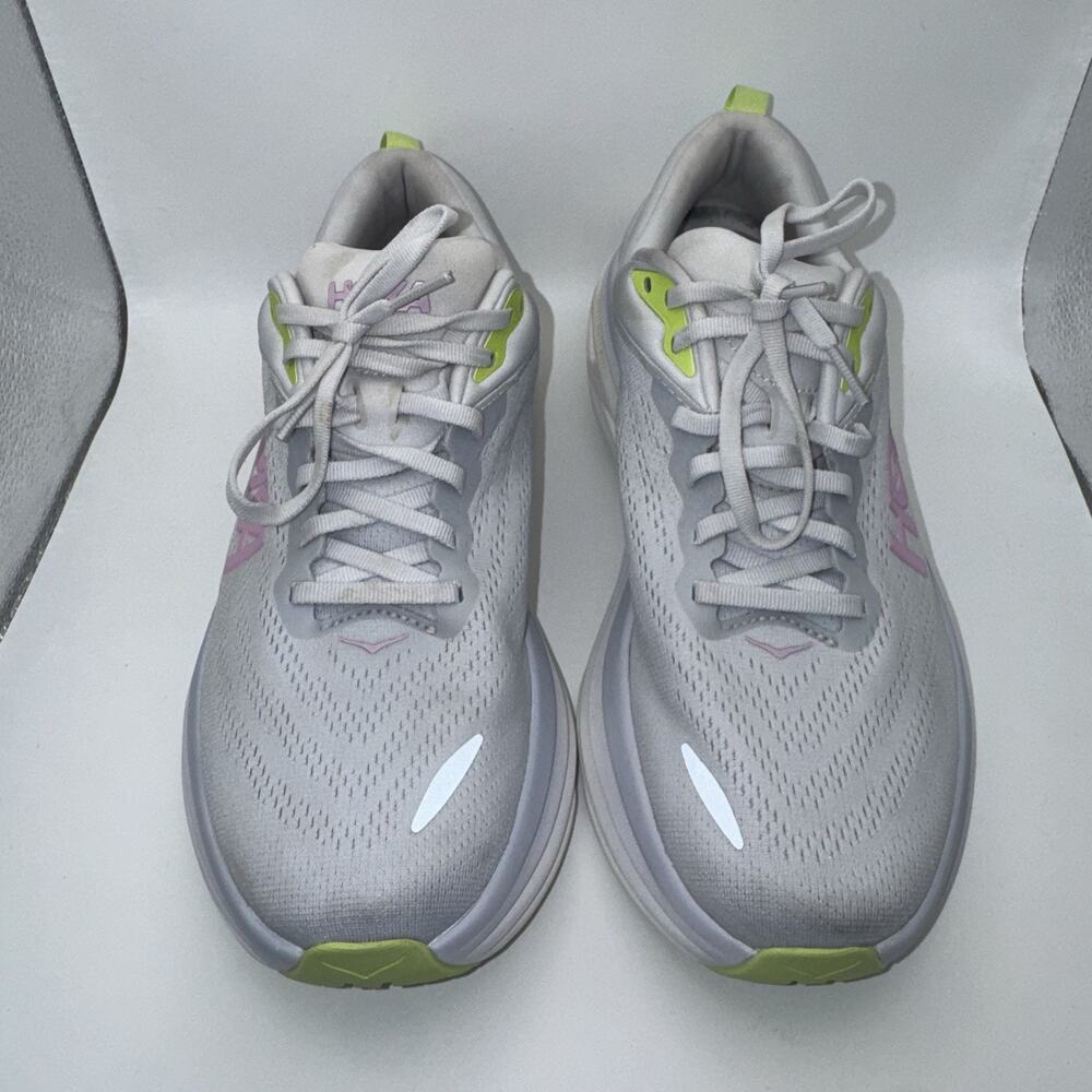 HOKA Bondi 8 Sea Ice Pink Twilight Women’s 9.5B Running Shoes 1127952 SCP - Picture 2 of 16